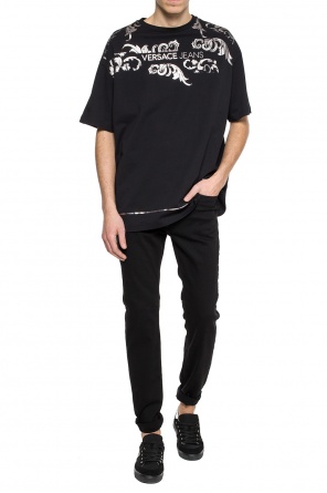 Logo-patched jeans, zdjęcie 2 Logo-patched jeans od Versace Jeans